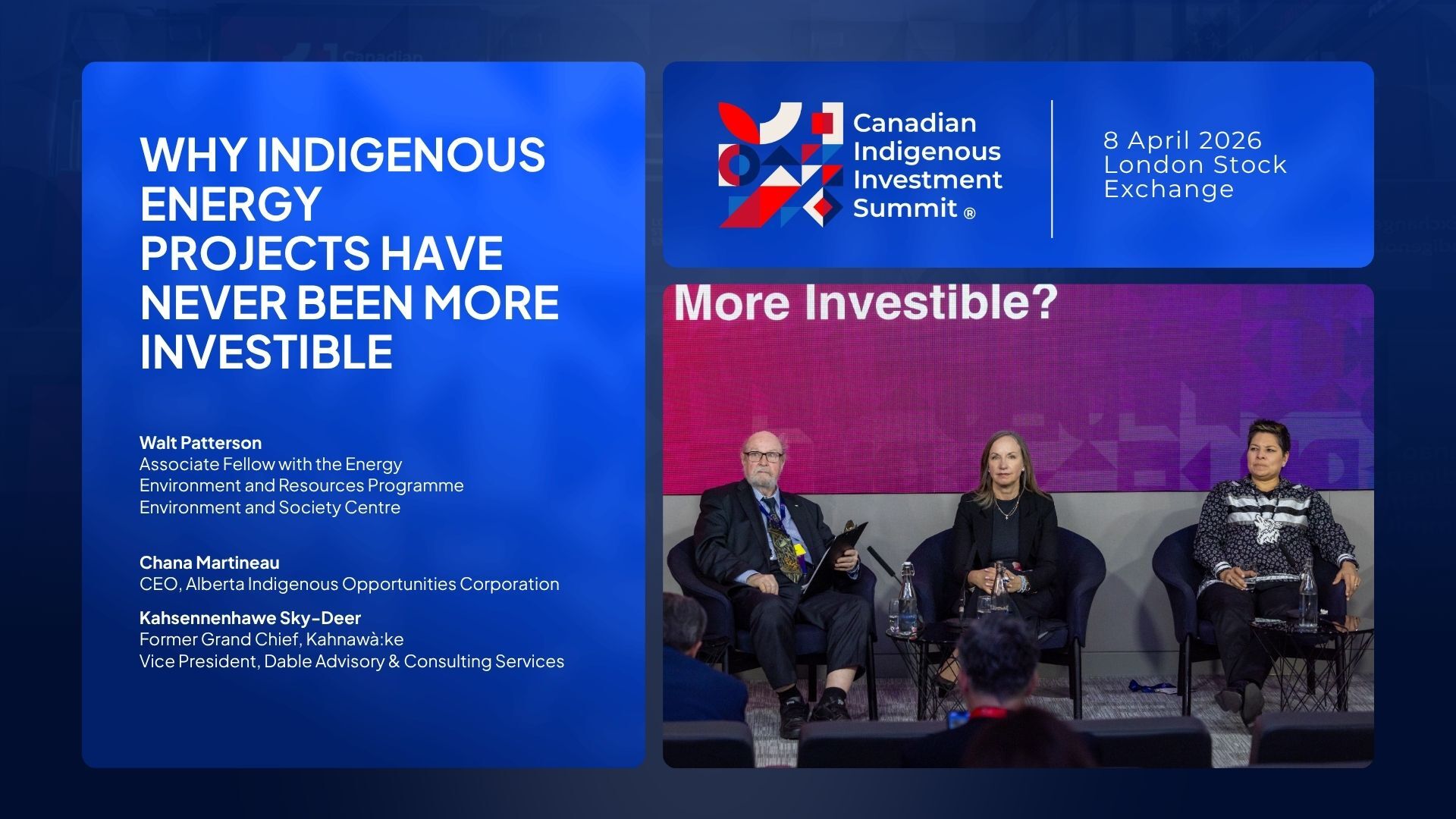 Why Indigenous Energy Projects Have Never Been More Investible - (MULTIPLE)